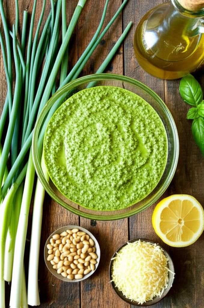 Rudy's Garlic Scape Pesto