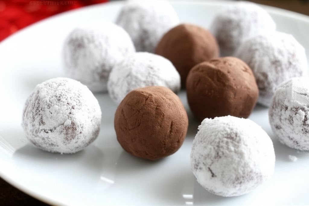 Rum or Bourbon Balls