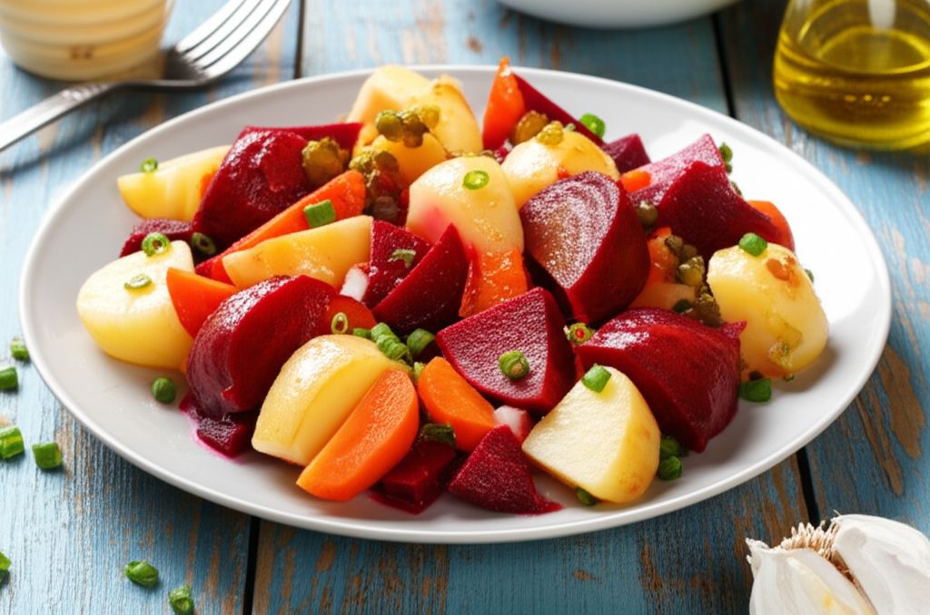 Russian Beet and Potato Salad