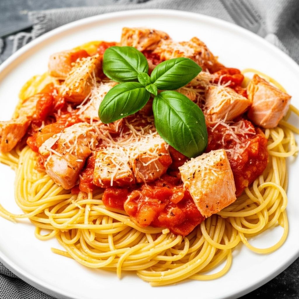 Salmon Pasta Pomodoro