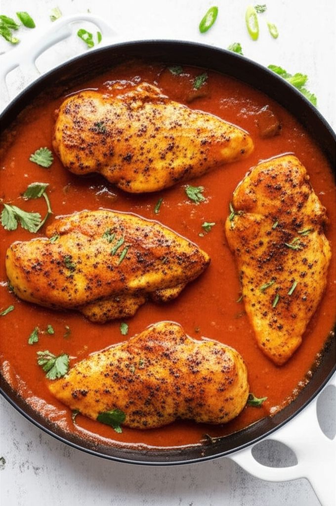 Salsa Simmered Chicken