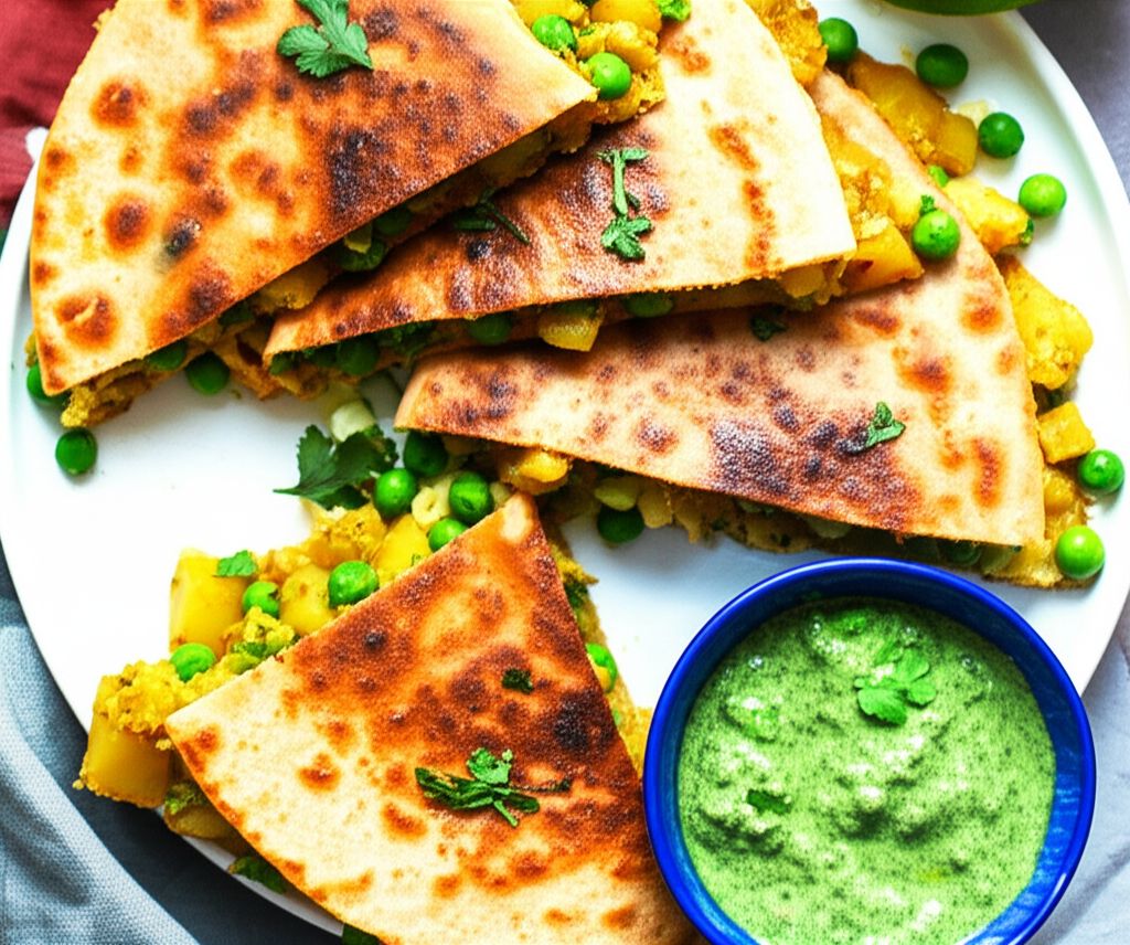Samosadilla (Samosa Quesadilla)