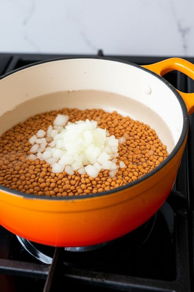 Sausage and Lentils