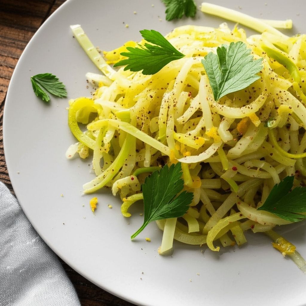 Sautéed Celery and Leeks