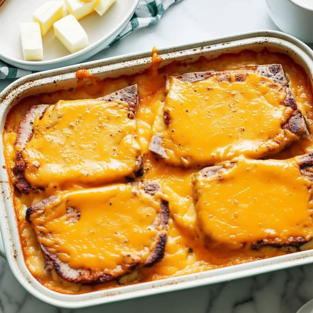 Scalloped Potatoes and Pork Chops