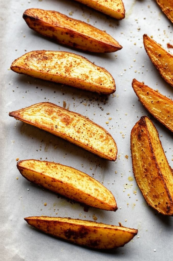 Seasoned Baked Potato Wedges