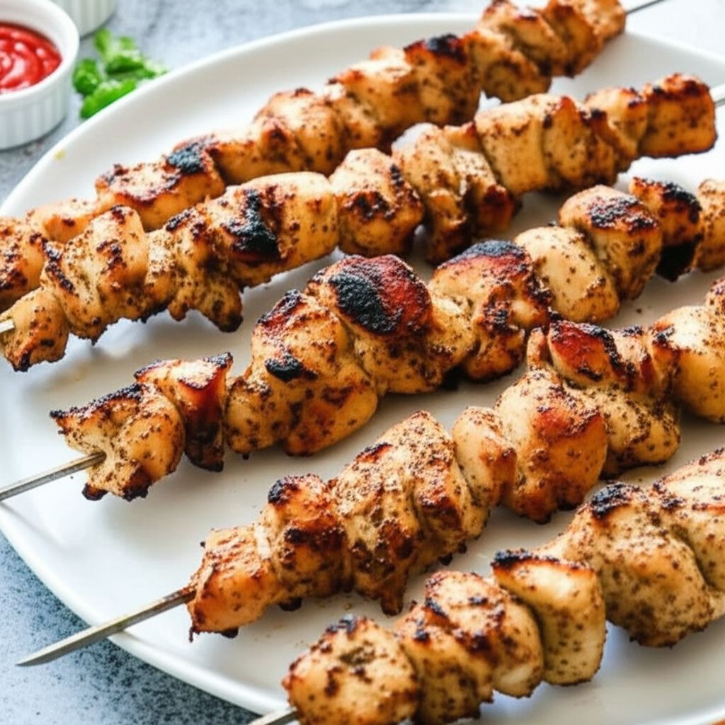 Shish Tawook (Mediterranean Chicken Kabobs)