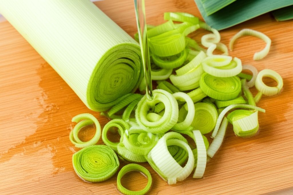 Simple Vegetarian Leek Patties