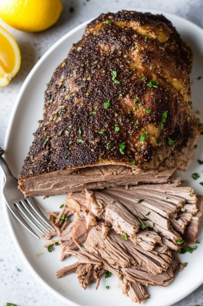 Slow Cooker Leg of Lamb