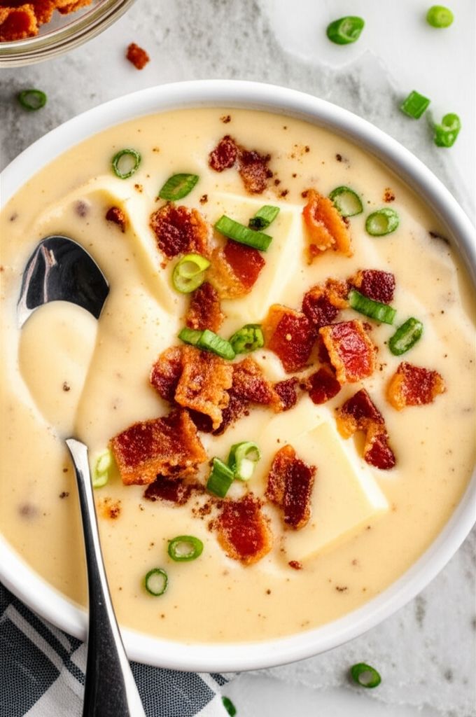 Slow Cooker Loaded Potato Chowder