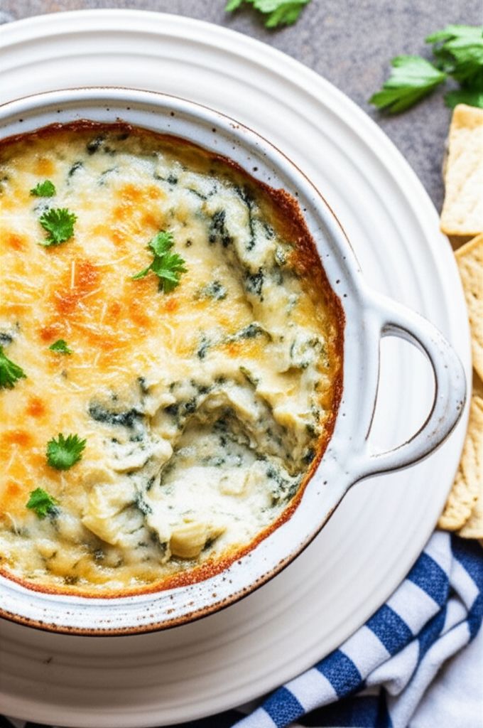 Slow Cooker Spinach-Artichoke Dip