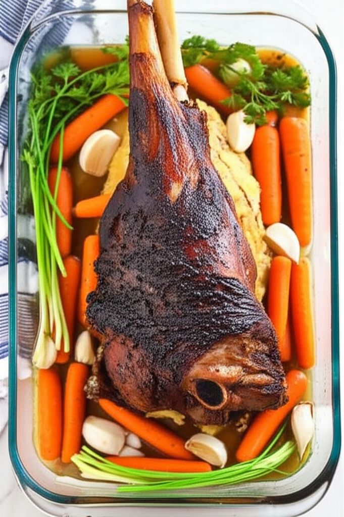 Slow Roast Leg of Lamb