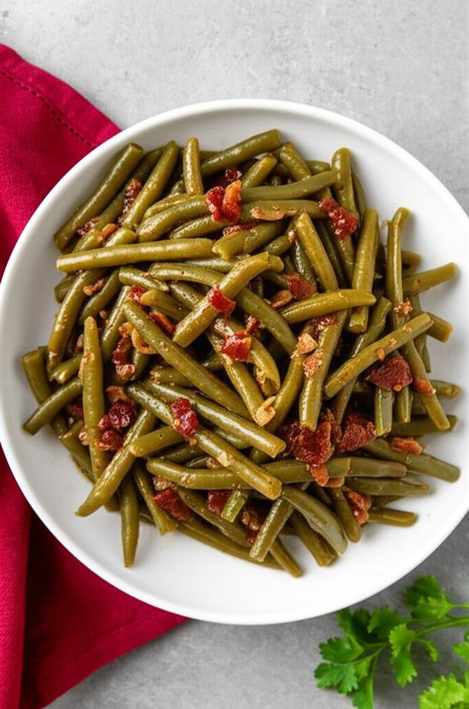 Slow-Cooked Green Beans