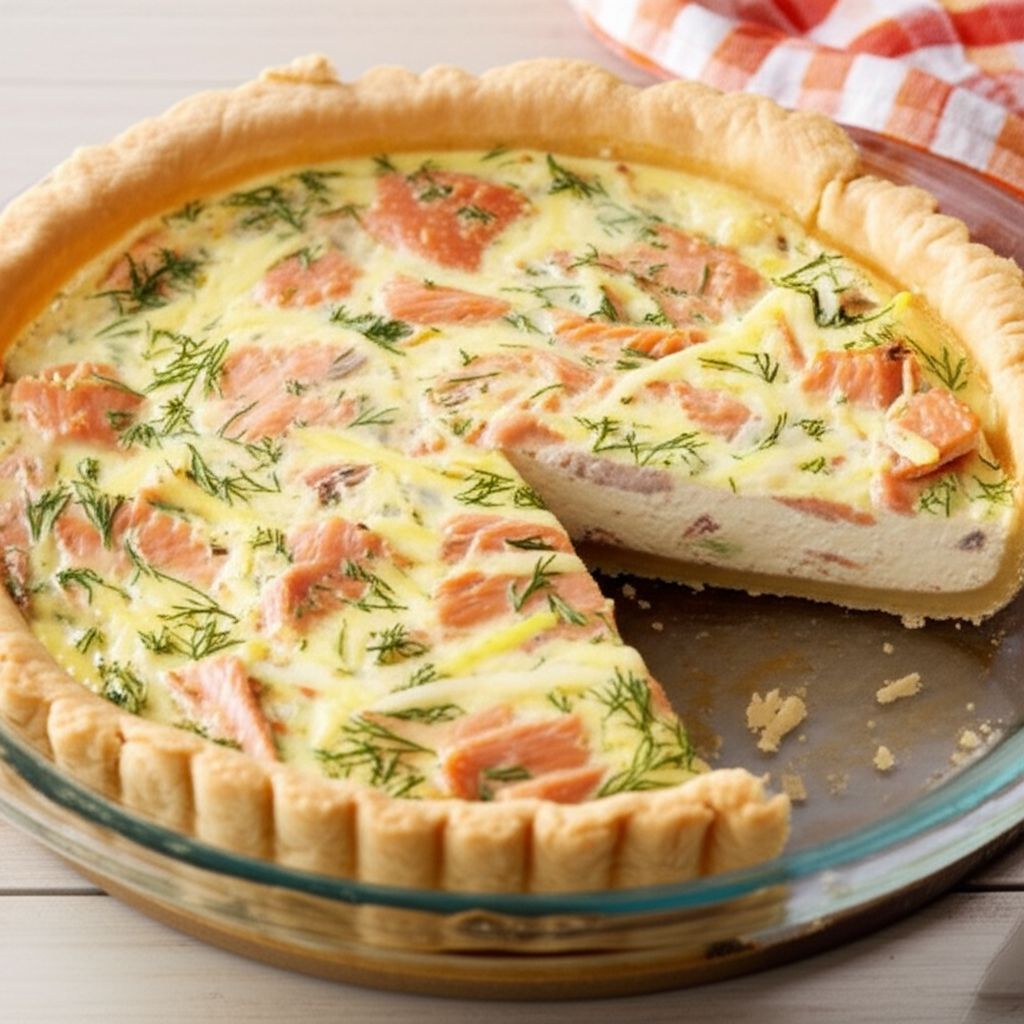 Smoked Salmon Quiche