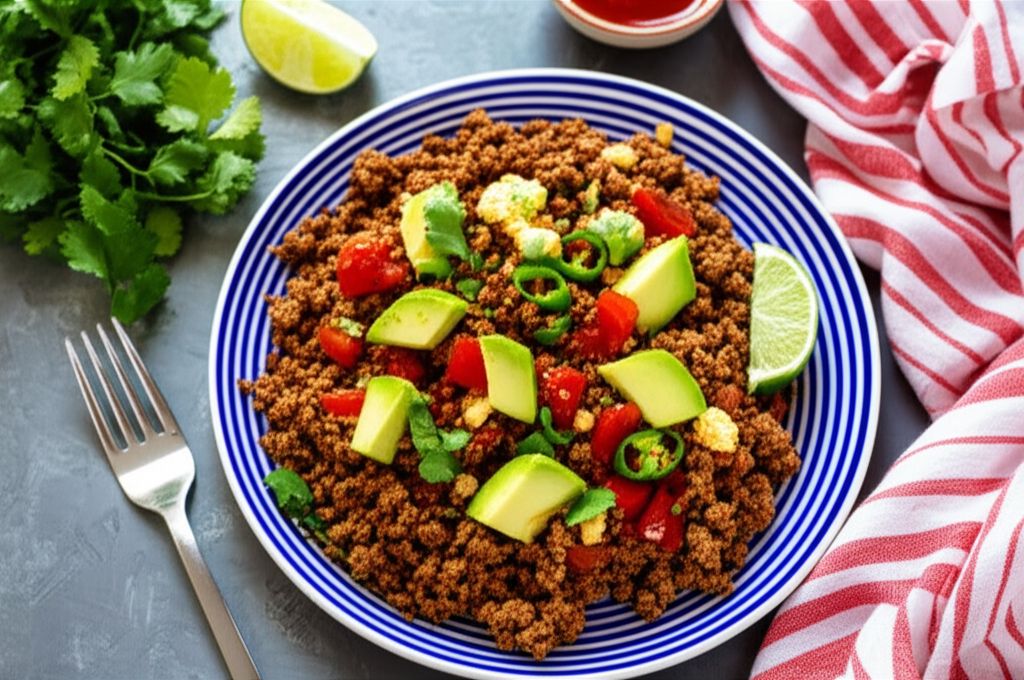 Southwestern-Flavored Ground Beef or Turkey for Tacos & Salad