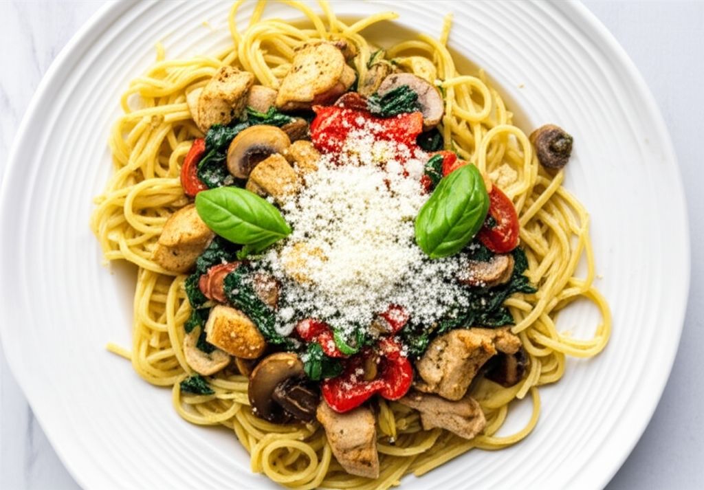 Spence's Pesto Chicken Pasta