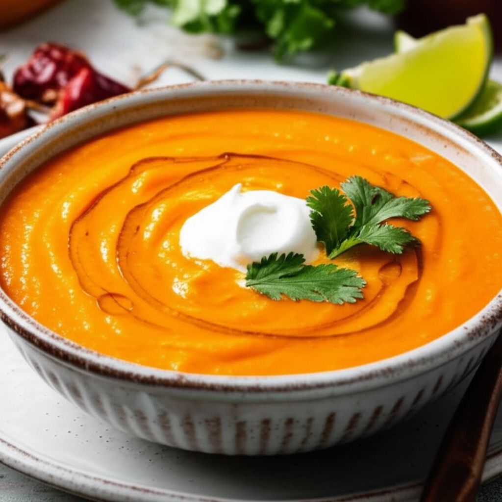 Spicy Chipotle Sweet Potato Soup