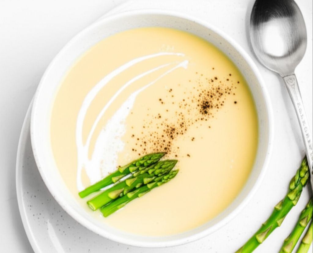 Spicy Cream of Asparagus Soup