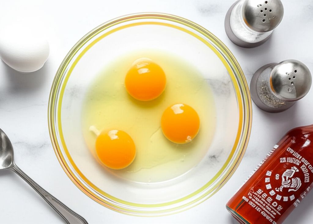 Sriracha Scrambled Eggs