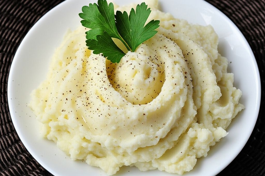 Steamed Mashed Cauliflower