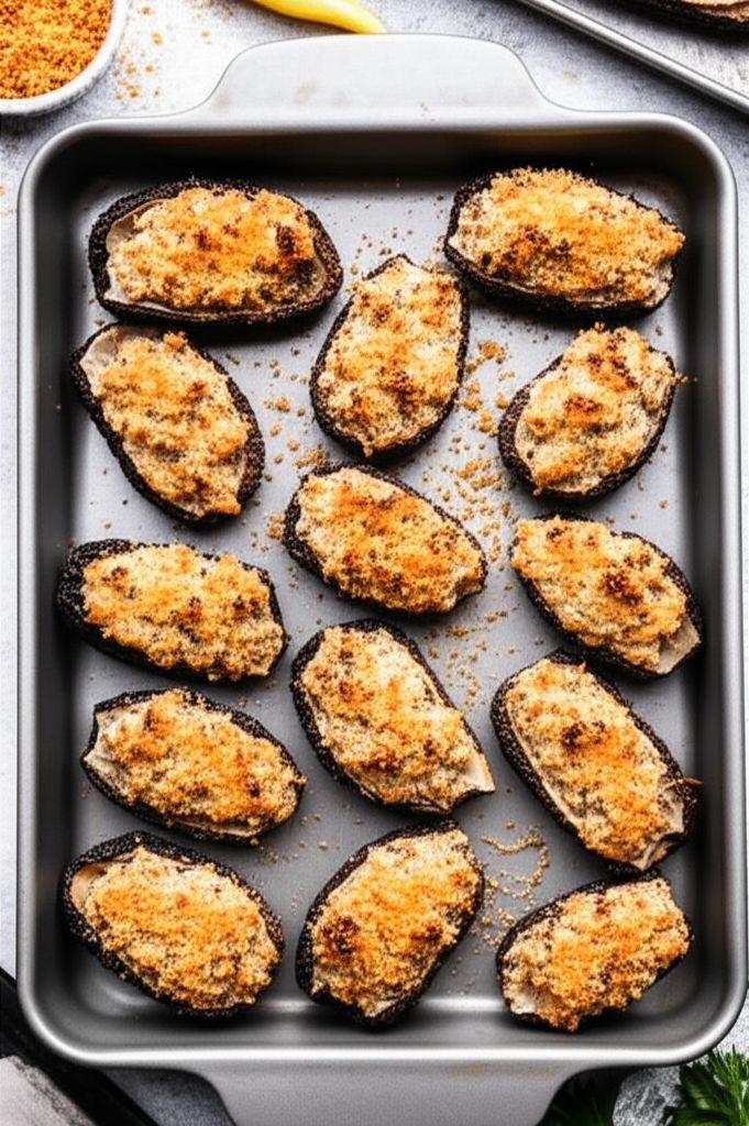 Stuffed Morel Mushrooms