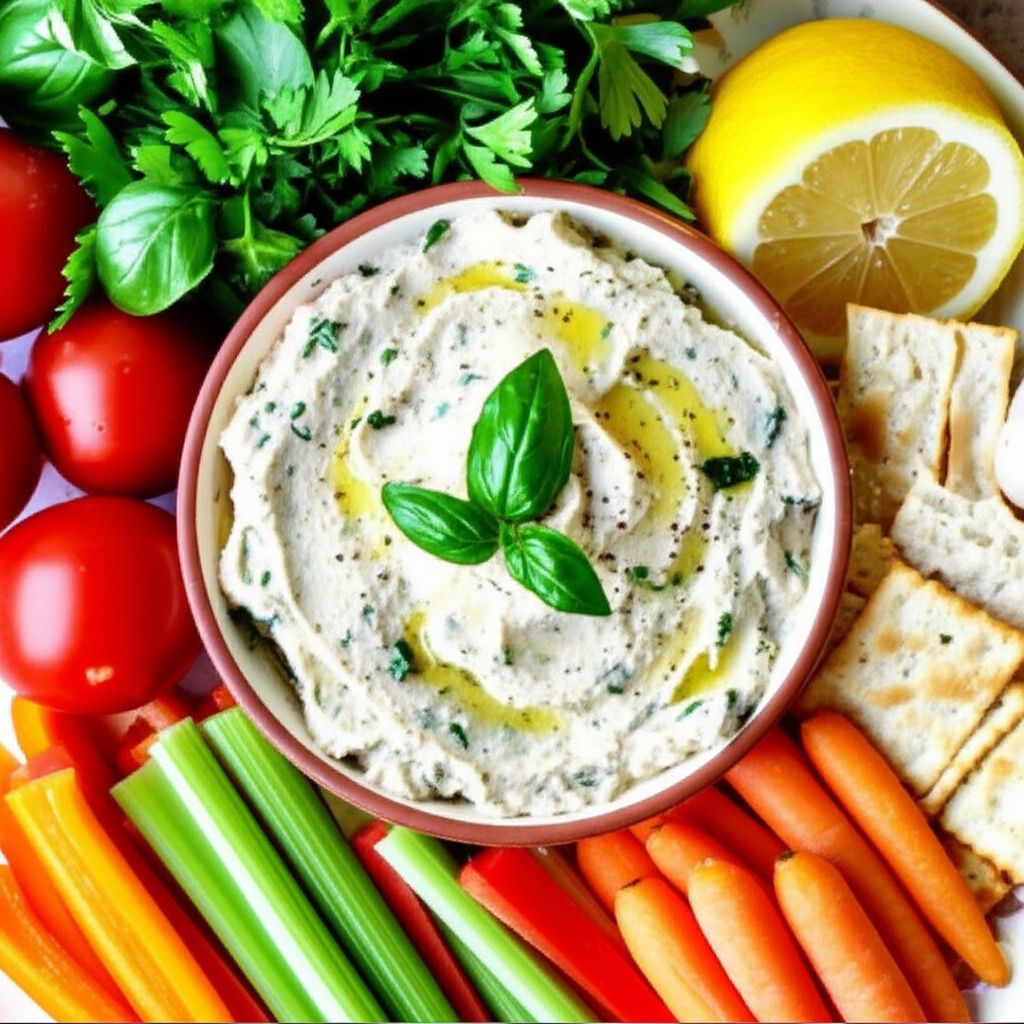 Summer Fresh Tomato Basil Dip