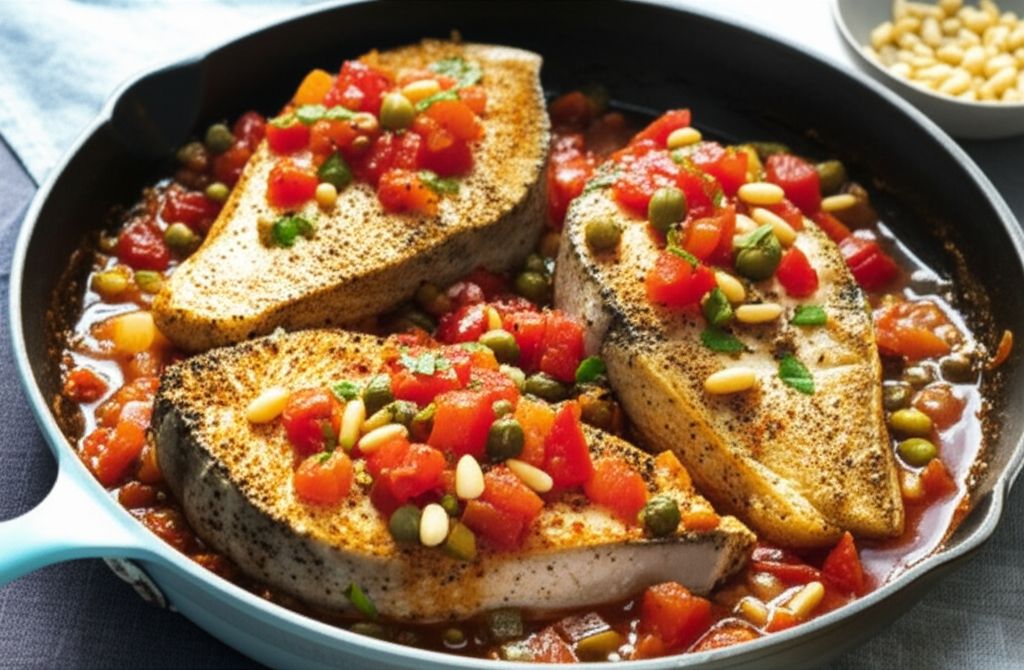 Swordfish a la Siciliana