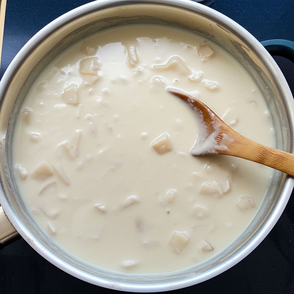 Tender Taro Root Cooked in Coconut Milk