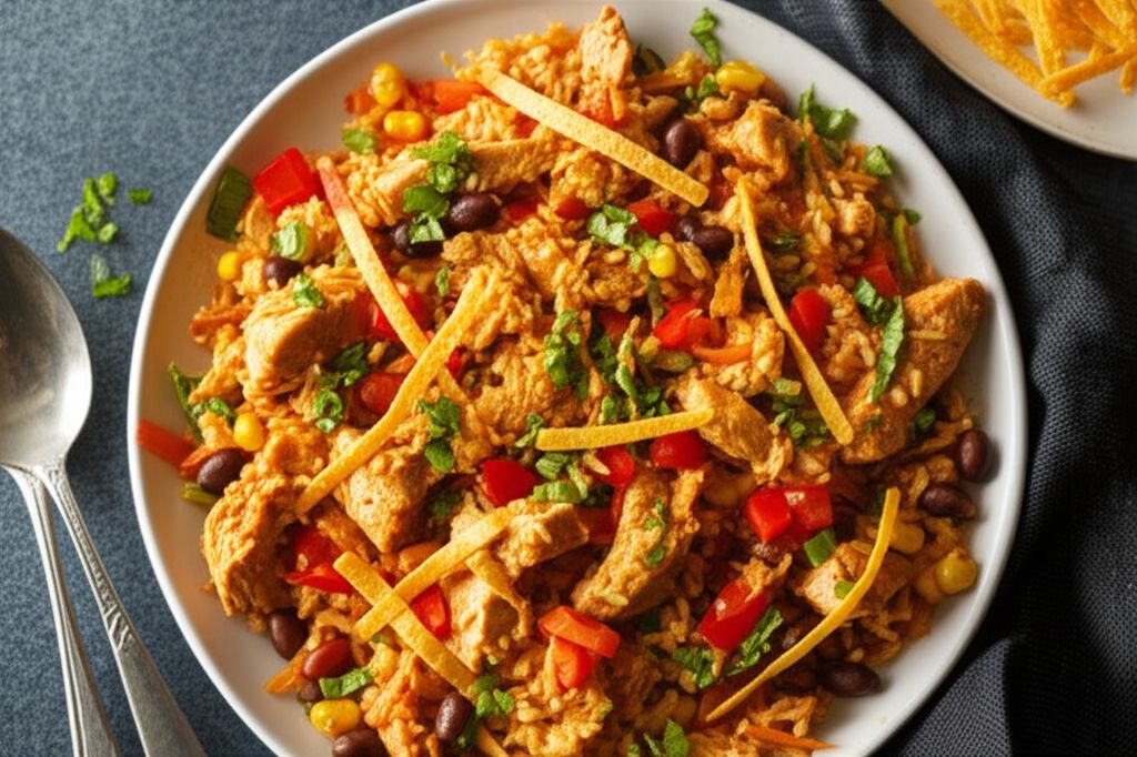 Texan Chicken and Rice Casserole