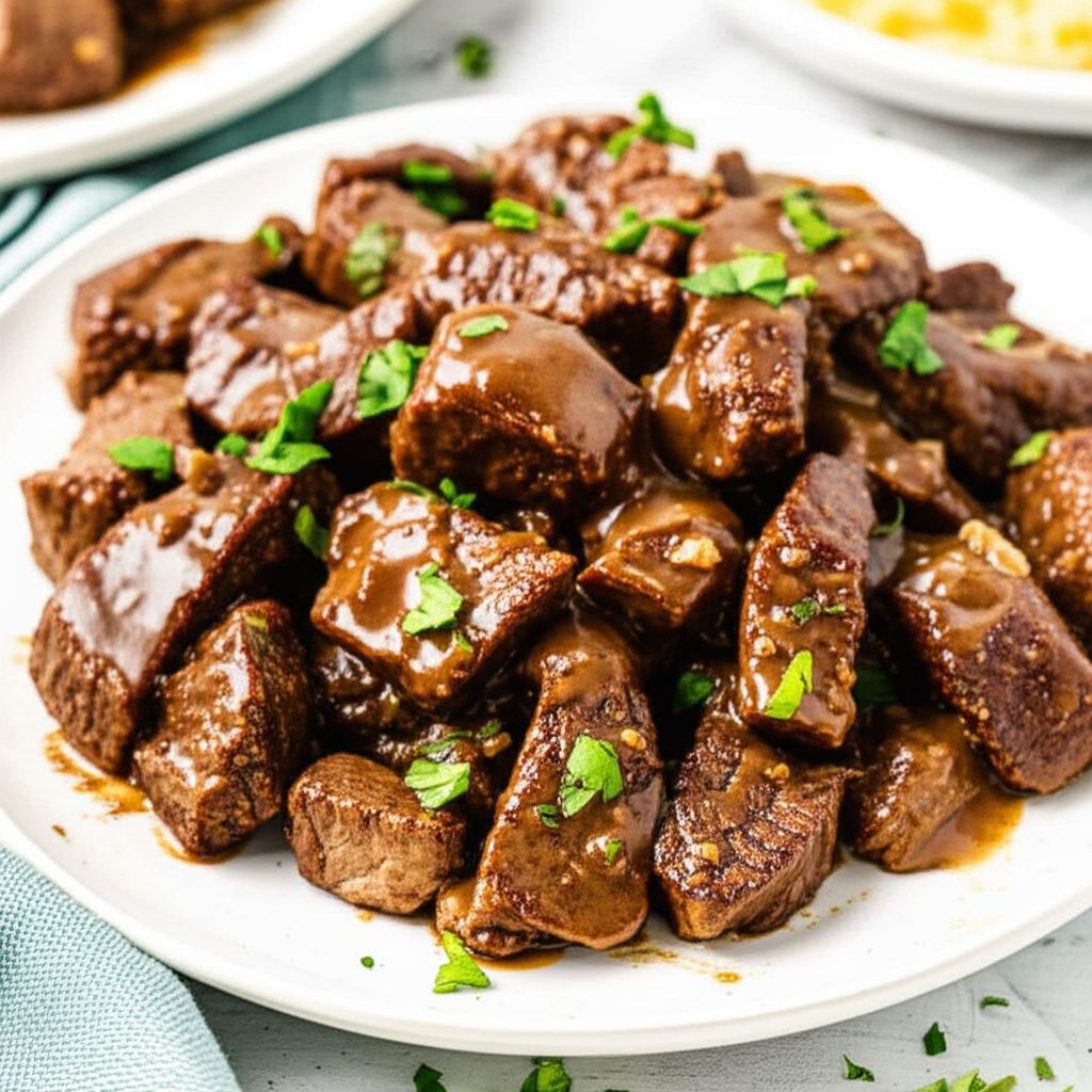 The Best No-Mushroom Beef Tips