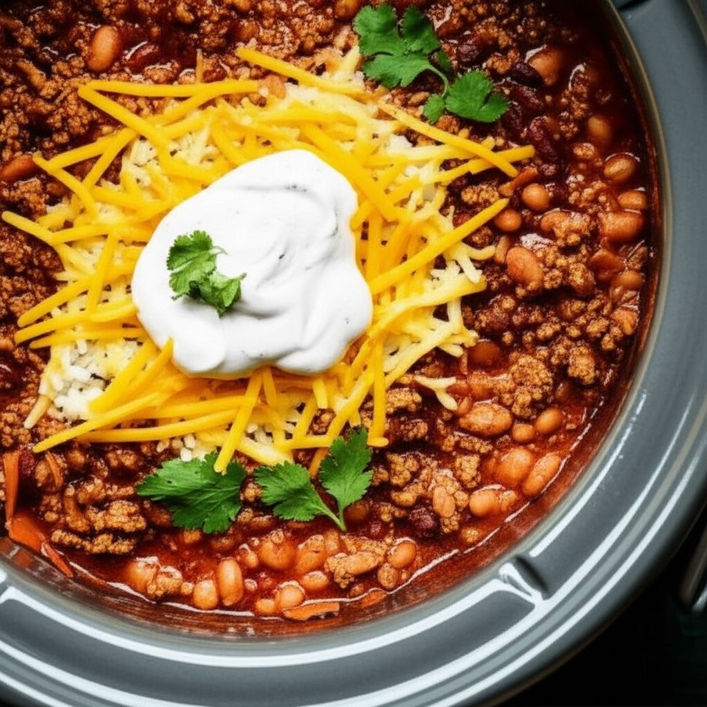The Ultimate Slow Cooked Chili