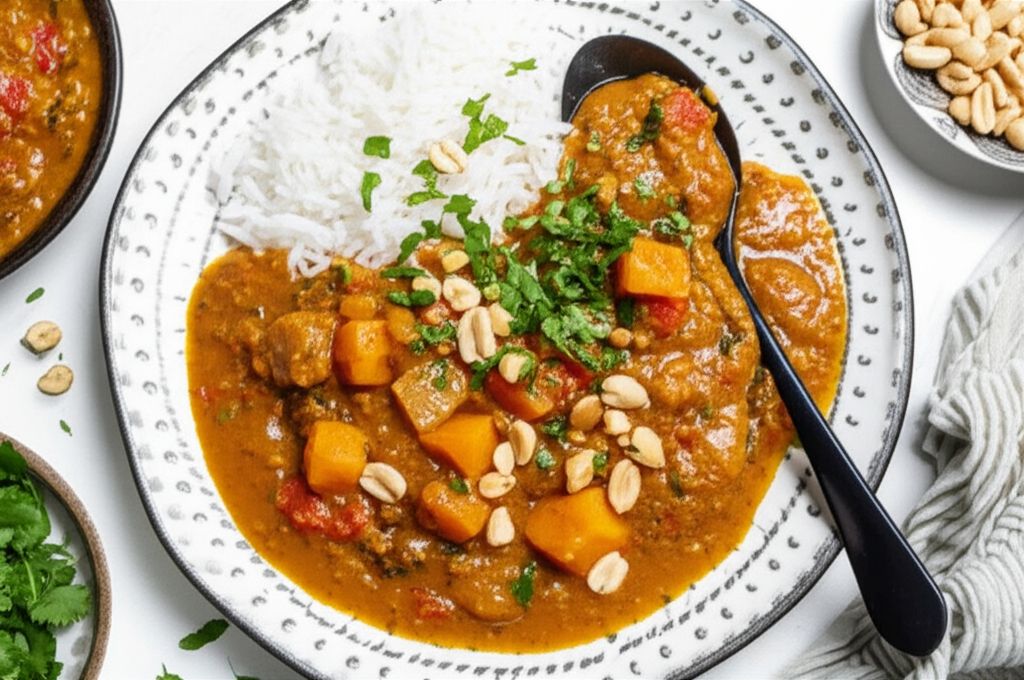 Vegan African Peanut Stew in the Instant Pot