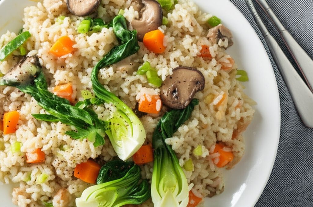 Vegetable Rice Pilaf in the Rice Cooker