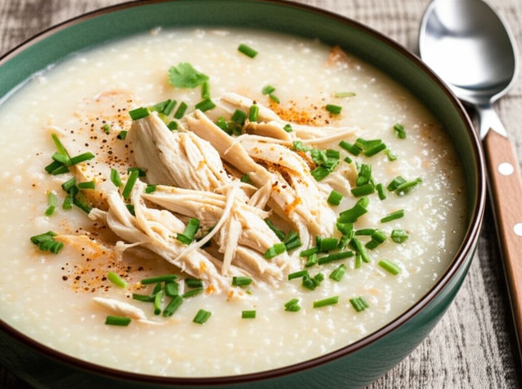 Vietnamese Chicken and Long-Grain Rice Congee
