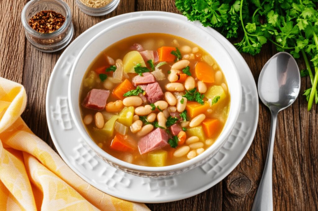 White Bean and Ham Bone Soup