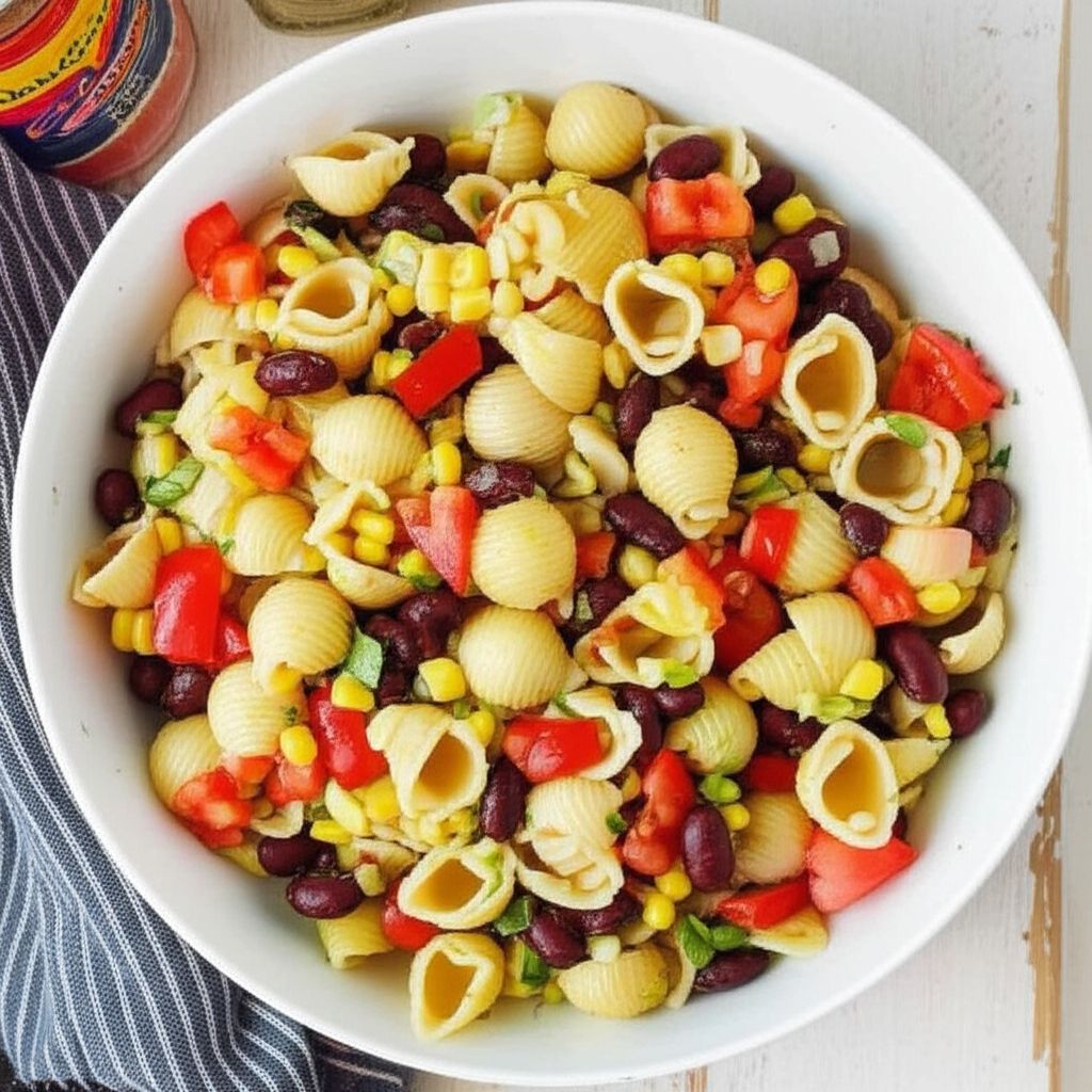 Zesty Southern Pasta and Bean Salad