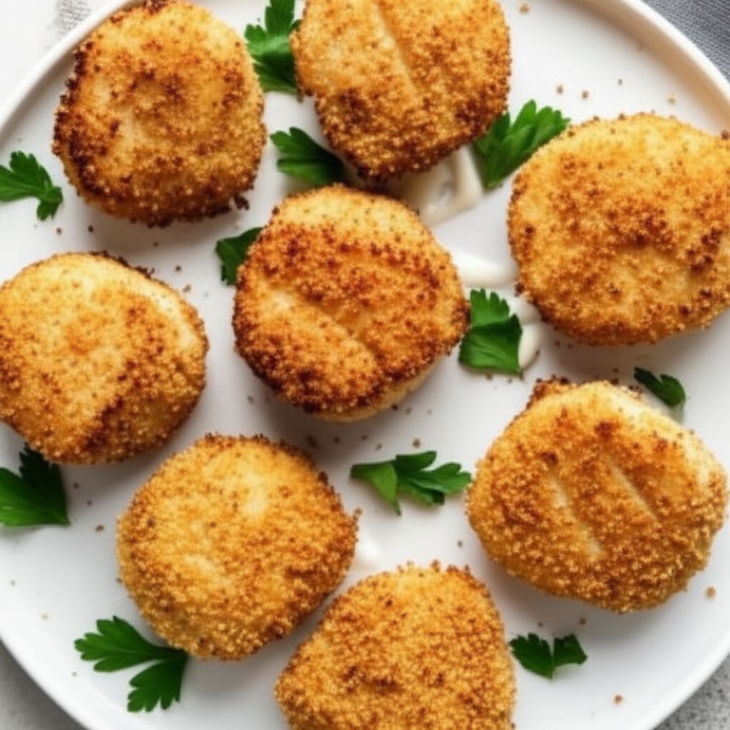 Air Fryer Breaded Sea Scallops