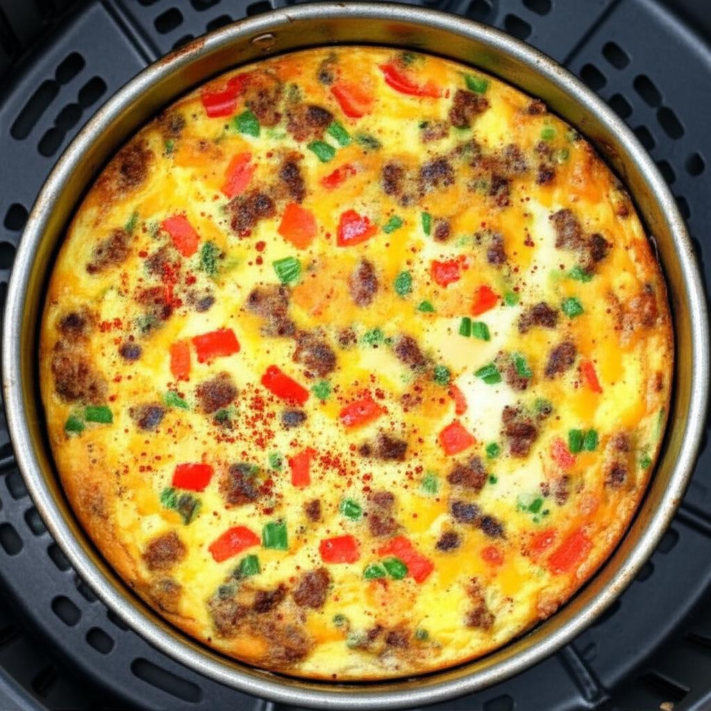 Air Fryer Breakfast Frittata