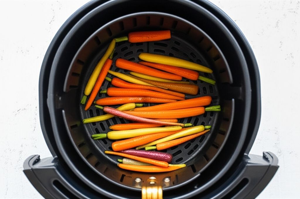 Air-Fried Carrots with Balsamic Glaze