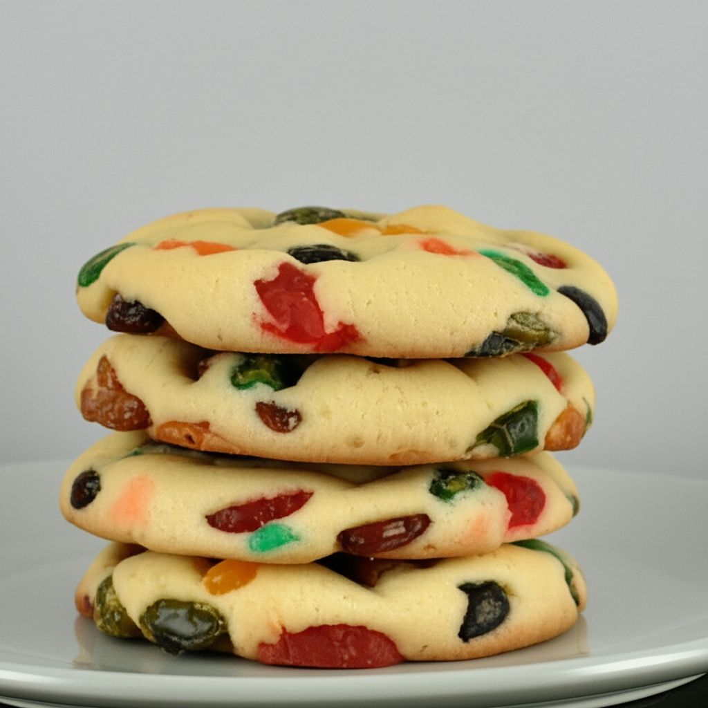 Aunt Bert's Fruitcake Cookies