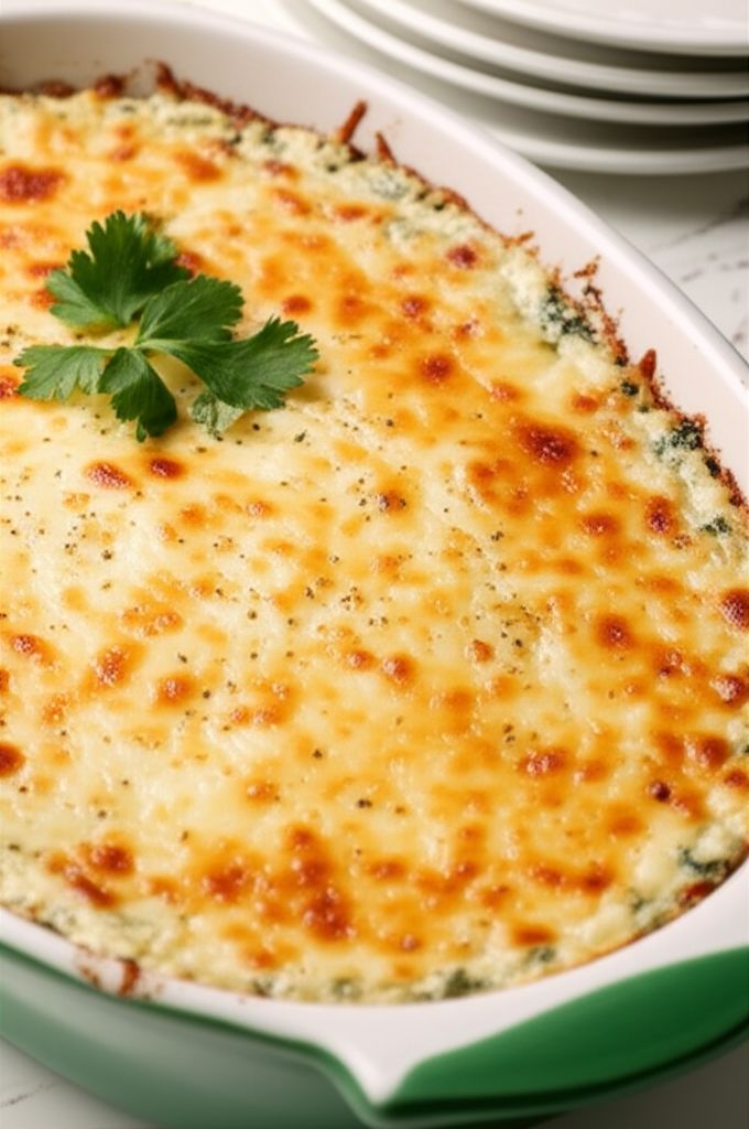 Baked Spinach-Artichoke Dip without Mayo