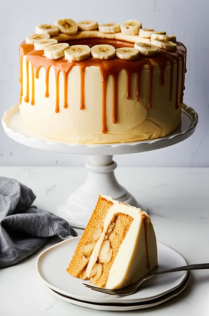Bananas Foster Cake