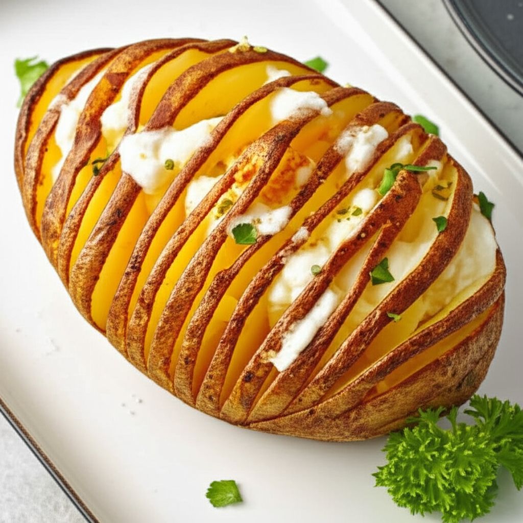 Basic Hasselback Idaho Potatoes