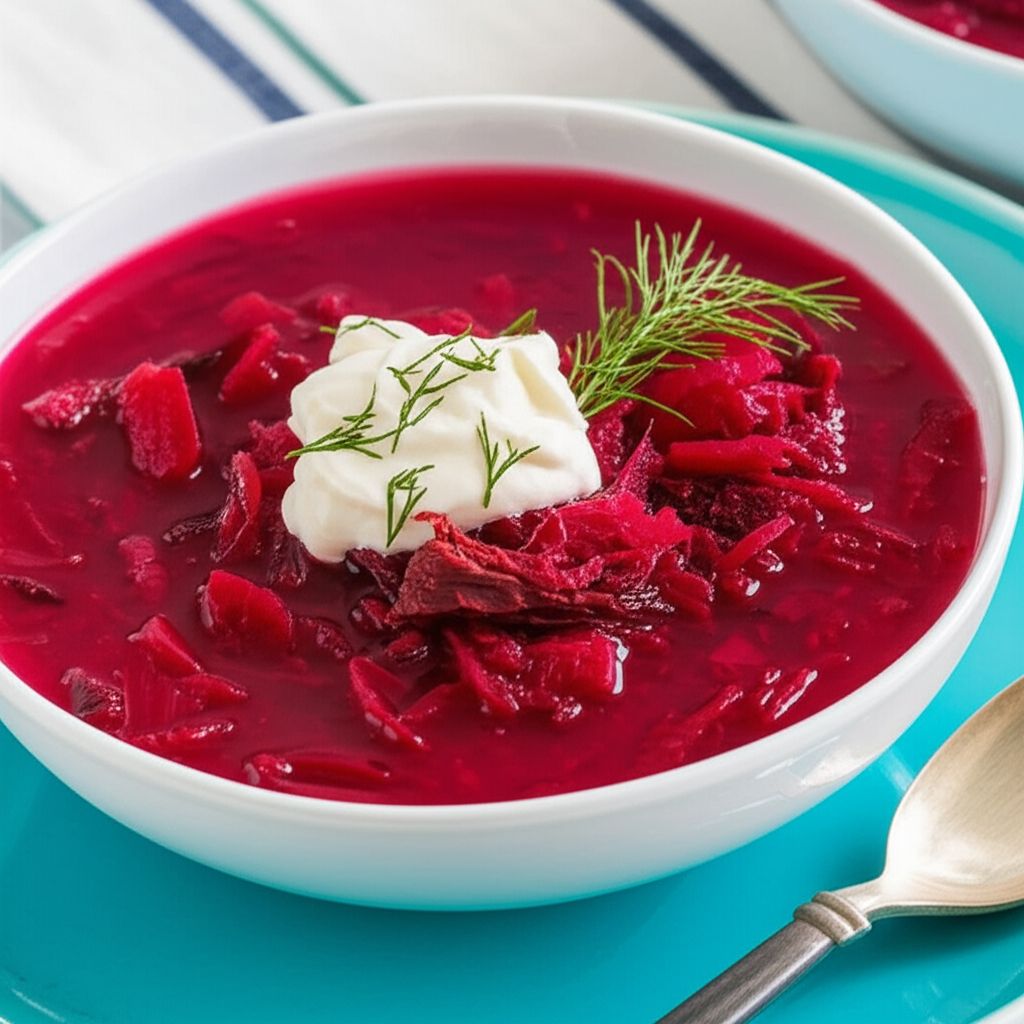 Beef and Beet Borscht
