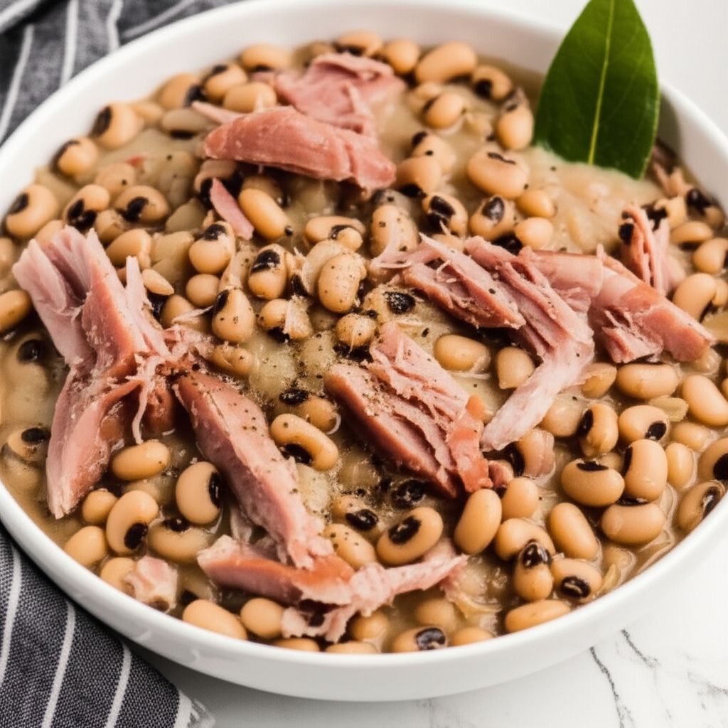 Black-Eyed Peas and Ham Hocks