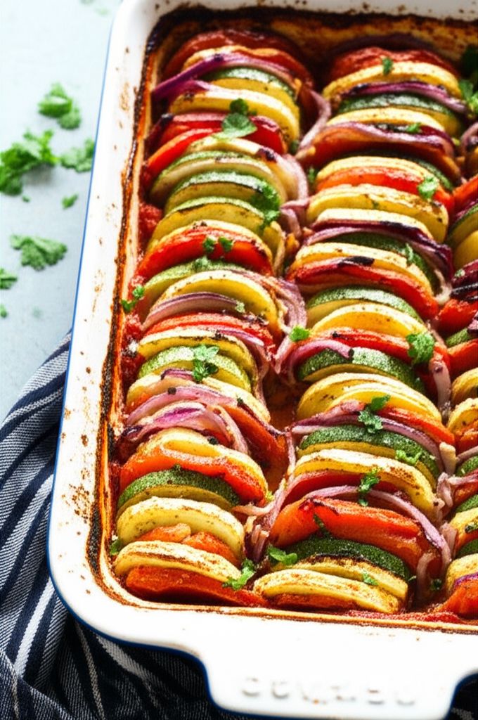 Briam (Greek Baked Zucchini and Potatoes)