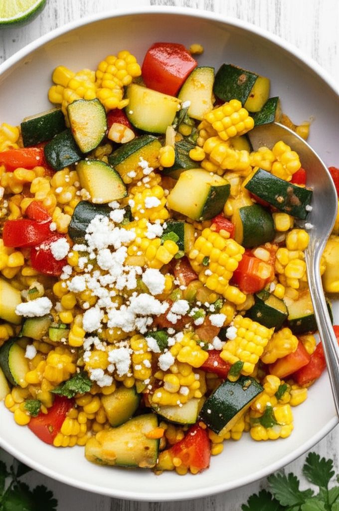 Calabacitas con Elote (Zucchini with Corn)