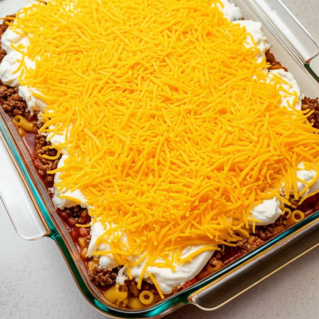 Cheeseburger Macaroni Casserole