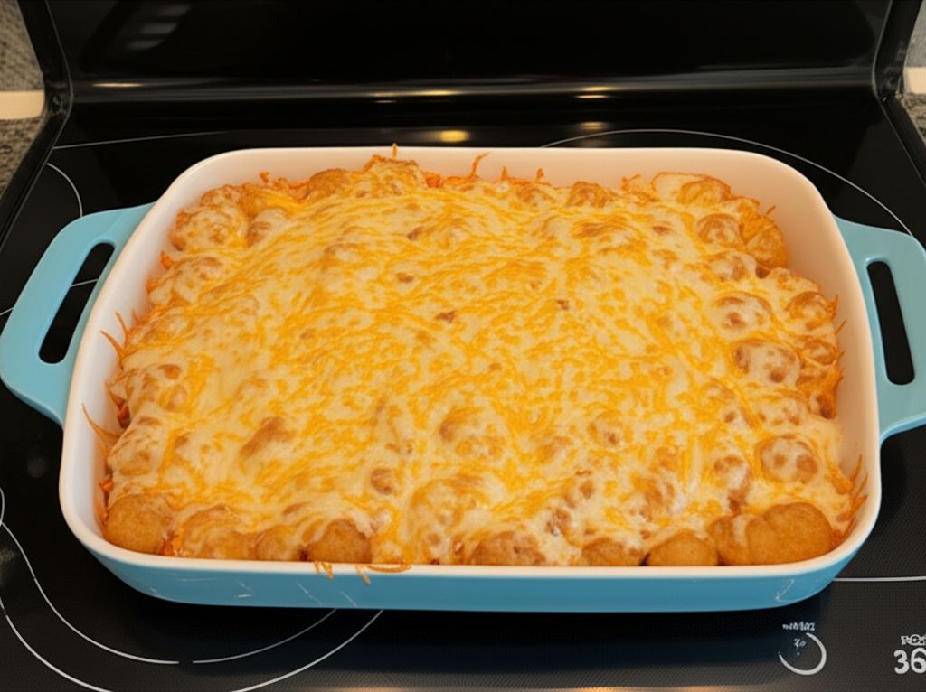 Cheeseburger Tater Tot Casserole