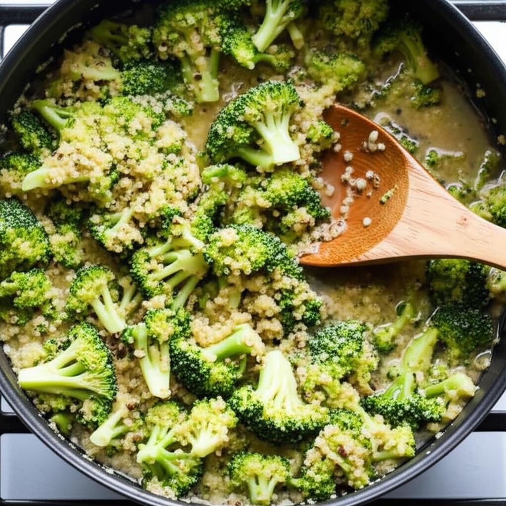 Cheesy Broccoli Quinoa